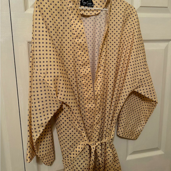 Silk Pierre Cardin Vtg Designer Robe - Picture 4 of 6